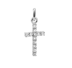 Pendente Cruz Com Zircónias Carmo Joalheiros