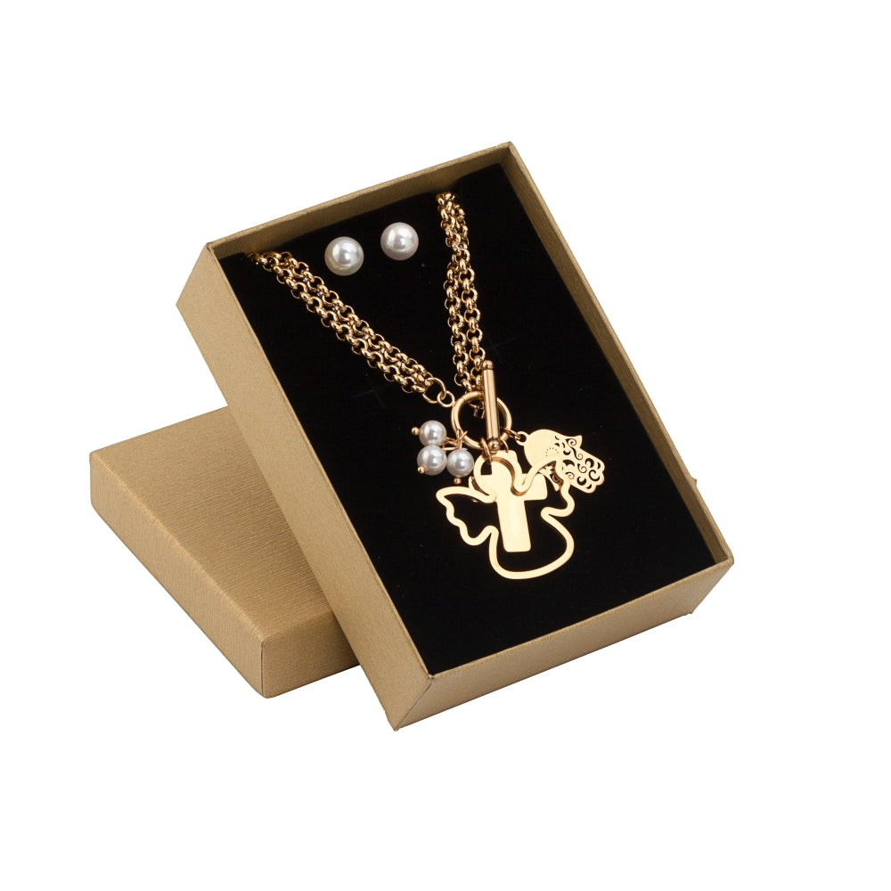 Set of 2 steel jewelry - Symbols of Faith