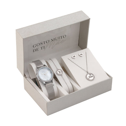 Steel jewelry set - "I really like you" - Mother