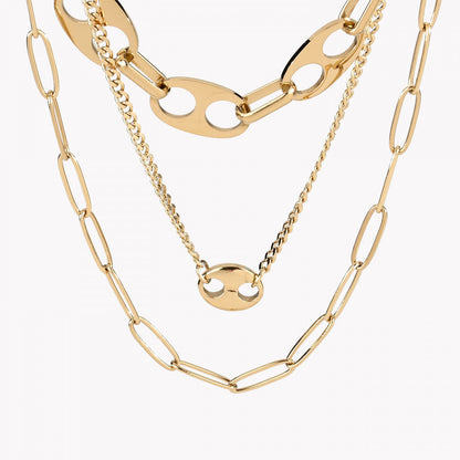 Pack of 3 steel plate collars 