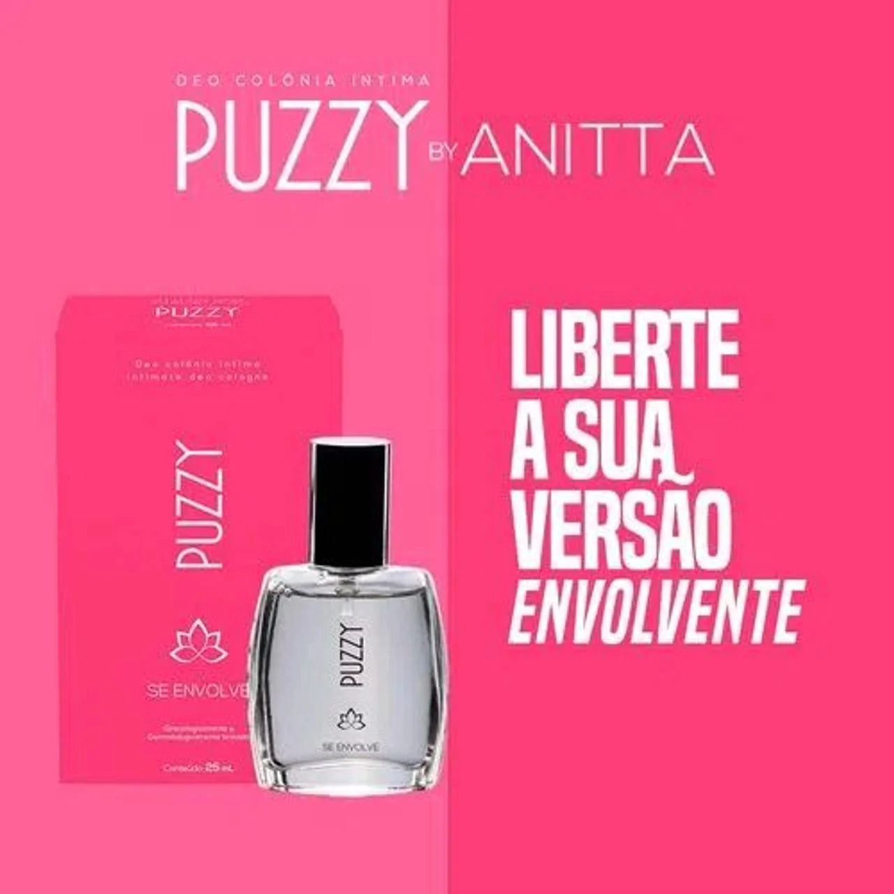 Puzzy By Anitta Deo Intimate Cologne 25ml - Pack of 3 - LOTUS FLOWER NECKLACE OFFER!