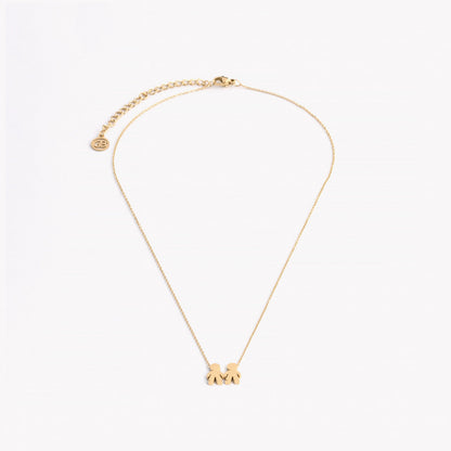 Two boys steel necklace