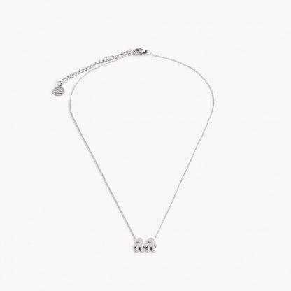 Two boys steel necklace
