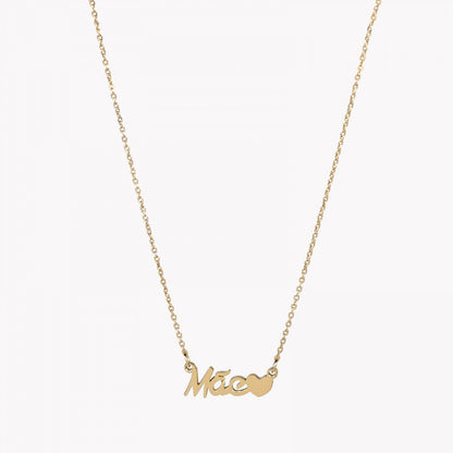 Fine steel necklace - MOTHER 
