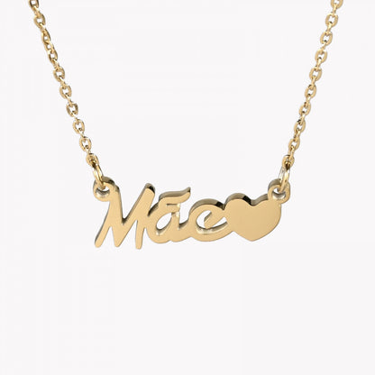 Fine steel necklace - MOTHER 