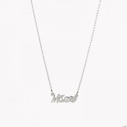 Fine steel necklace - MOTHER 